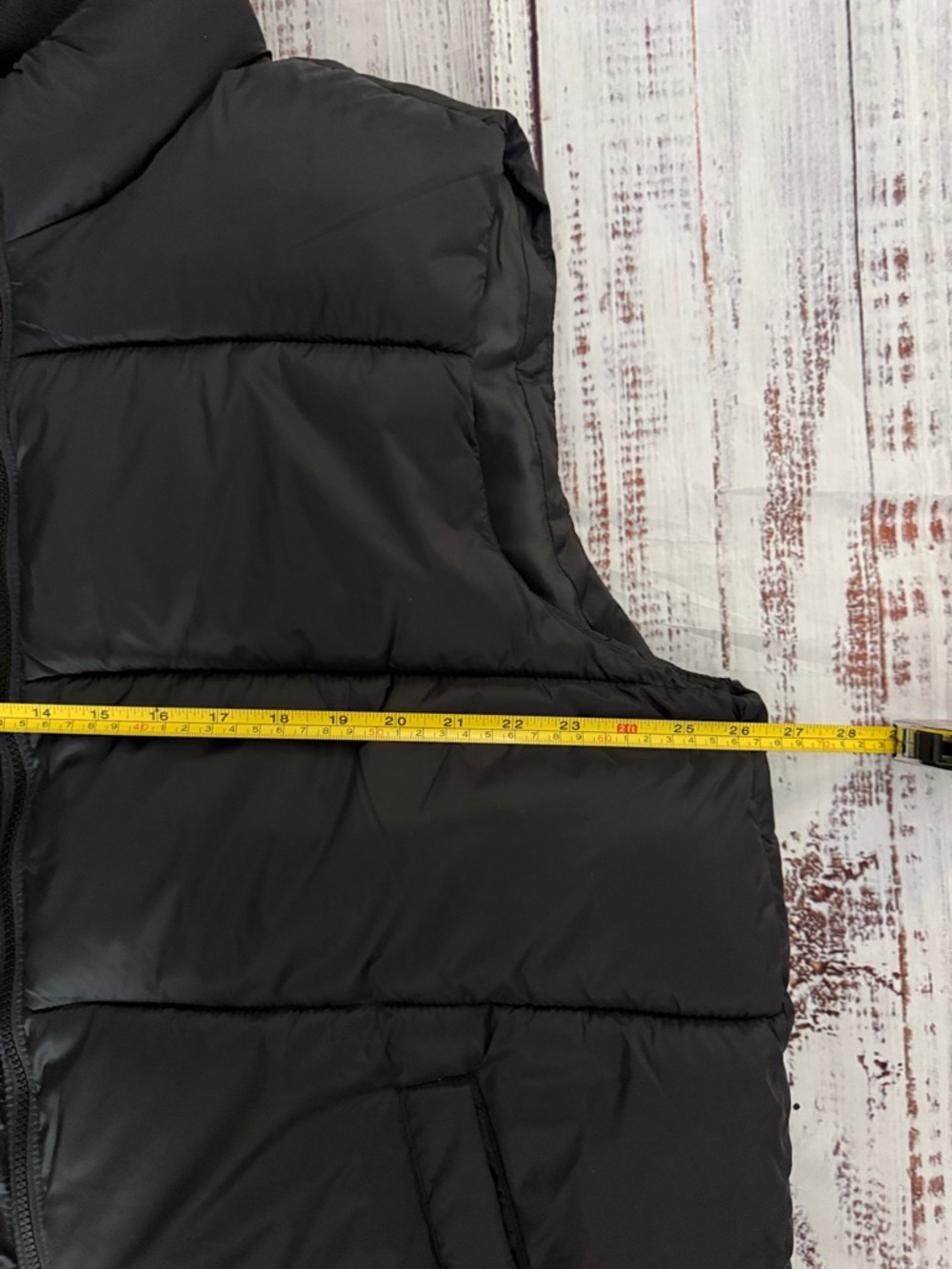 Old Navy Black Quilted Puffer Vest with Zipper Closure XXL - Picture 9 of 12